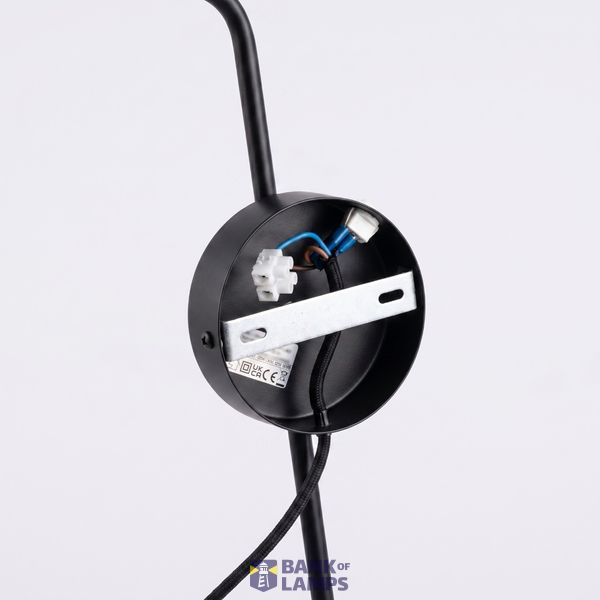 Wall lamp NOX 1 black with a switch image 8