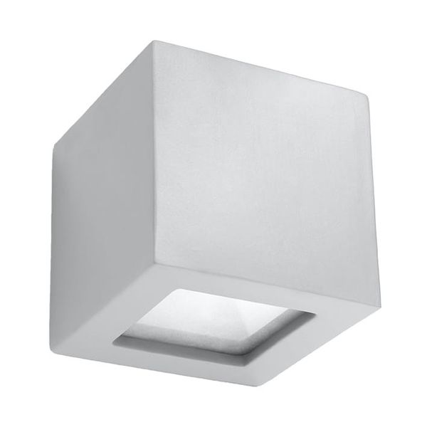 CERAMIC WALL LAMP LEO GREY E27 1X60W IP20 image 1