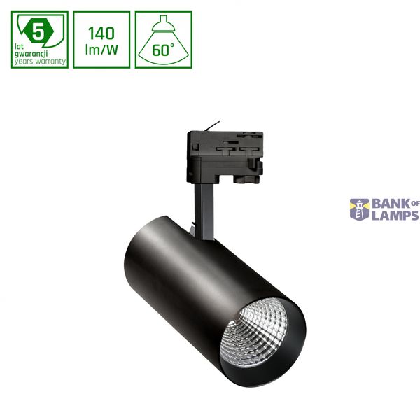 MDR BRANTA 840 27W 230V 60deg Black MESH image 1