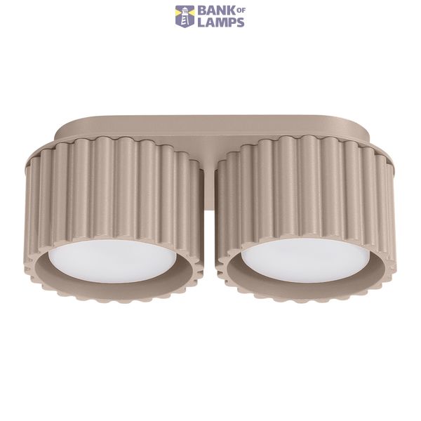 Ceiling lamp AURA 2 taupe Gx53 image 2