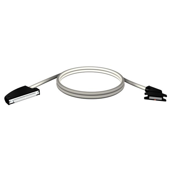 cord set - 40-way terminal - 1 x HE10 connector - for M340 I/O - 1 m image 1
