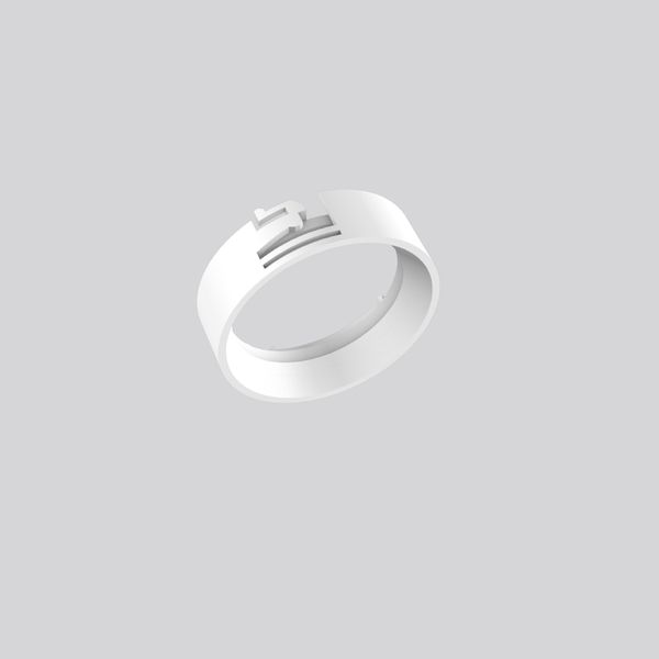 Bayonet ring D 57 H 16 colour: white image 2