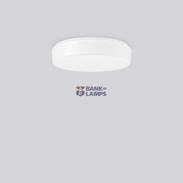 Flat Polymero Kreis, 20 W, 1950 lm, 830, white, on/off Ceiling and wal image 2