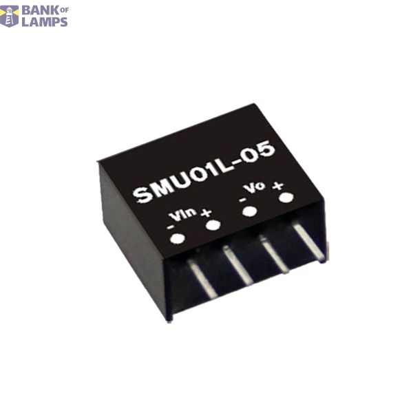 SMU01M-09 DC/DC Converter 12:9V 110mA 1W, MEAN WELL image 1