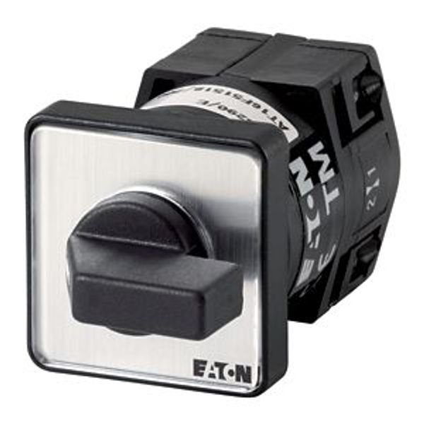 TM-1-8178/E ON-OFF button, TM, 10 A, flush mounting, 1 contact unit(s), Contacts: 2, 90 °, momentary, With 0 (Off) position, With spring-return from start to 1, 0 image 2