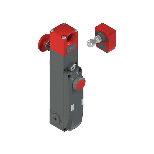 NG series safety switch with lock and integrated control devices, with actuator image 1