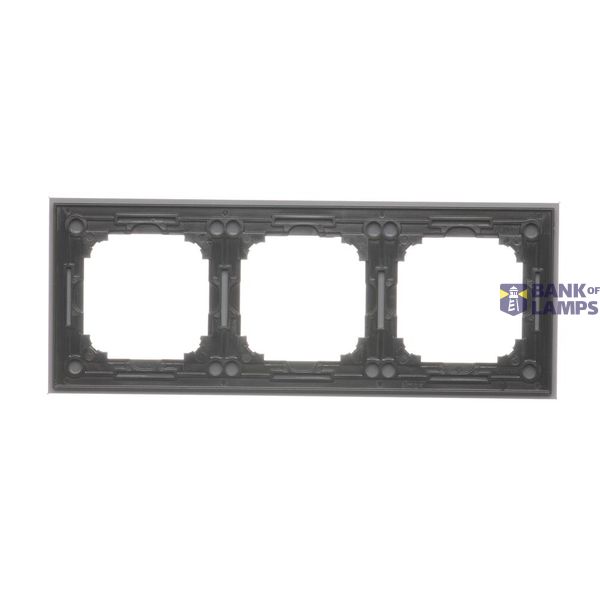 Single frame, metal, inox nero image 1