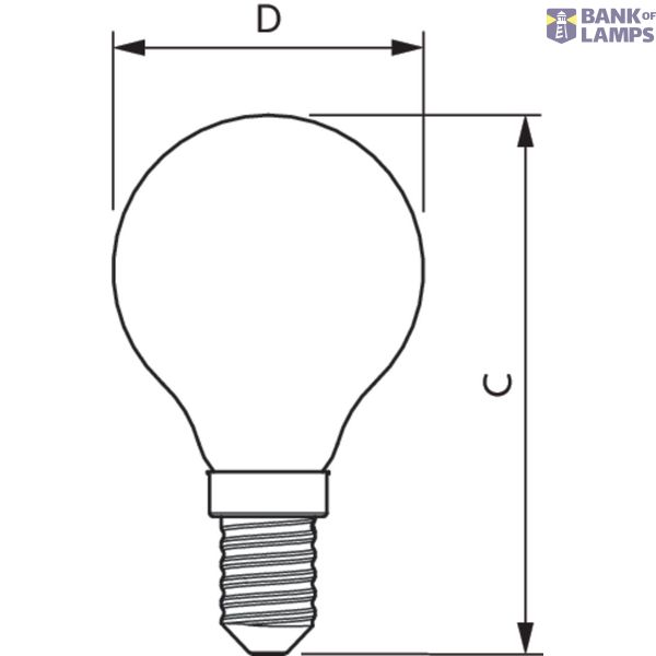CLA LEDLuster ND 6.5-60W P45 E14 840 CL image 3