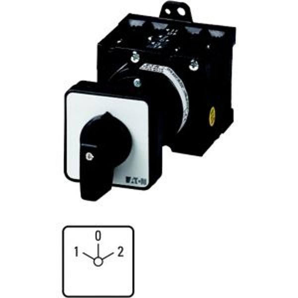 T3-3-8401/Z Reversing switches, T3, 32 A, rear mounting, 3 contact unit(s), Contacts: 5, 60 °, maintained, With 0 (Off) position, 1-0-2, Design number 8401 image 4