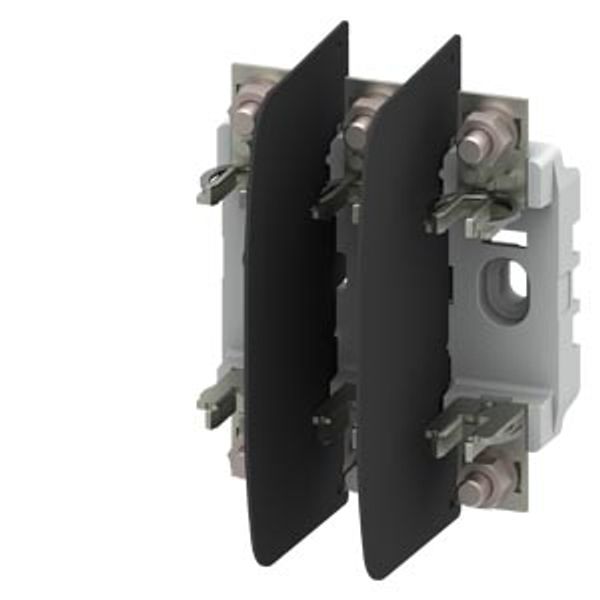 HRC fuse base plastic Sz.00 3P flat image 1