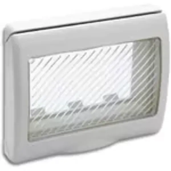 IP55 COVER 3MOD WITH FLAP image 1