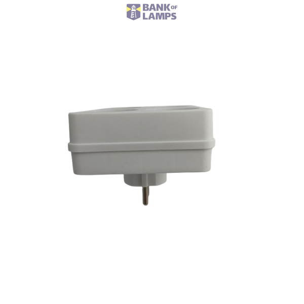 4-Way Power Socket 16A, 250V~Max: 3680W, IP20 Without Cable, White image 2