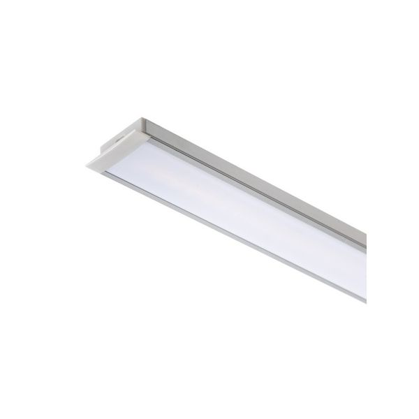 LED PROFILE A recessed 1m aluminum/frosted acrylic image 1