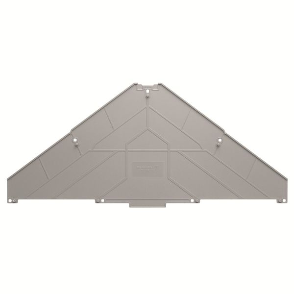 P-series, Partition plate, grey, 2 mm,  printed, 17-32, horizontally image 2