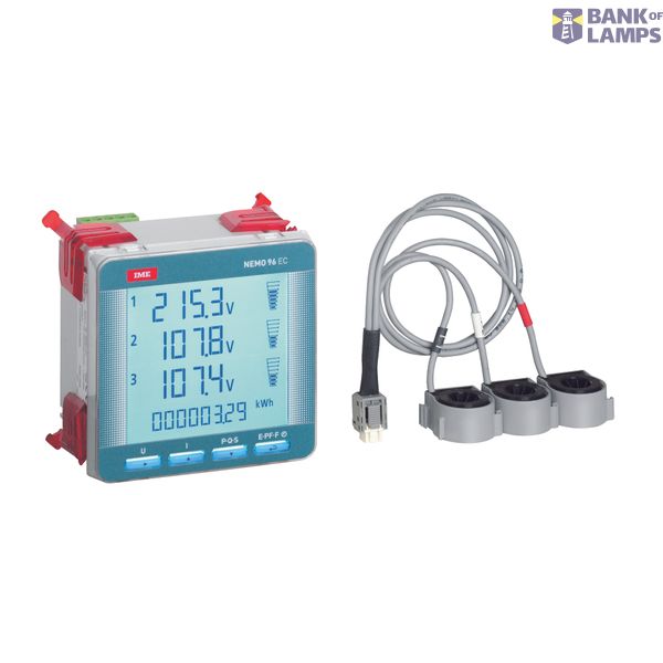 EASYCONNECT - standard flush-mounting type 96x96mm multifunction measuring unit image 1