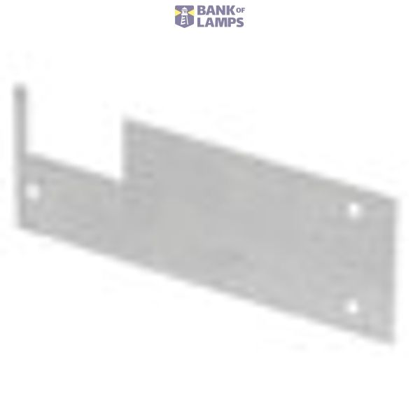 GLENOS end cap for wall bracket profile,matt white,2 pcs. image 2