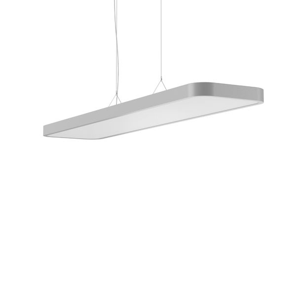 TRIONA rectangle, 49 W, 6250 lm, 830, silver, DALI Pendant luminaires, image 2