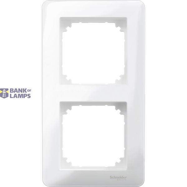 M-CREATIV cover frame 2V POLARwhite image 1