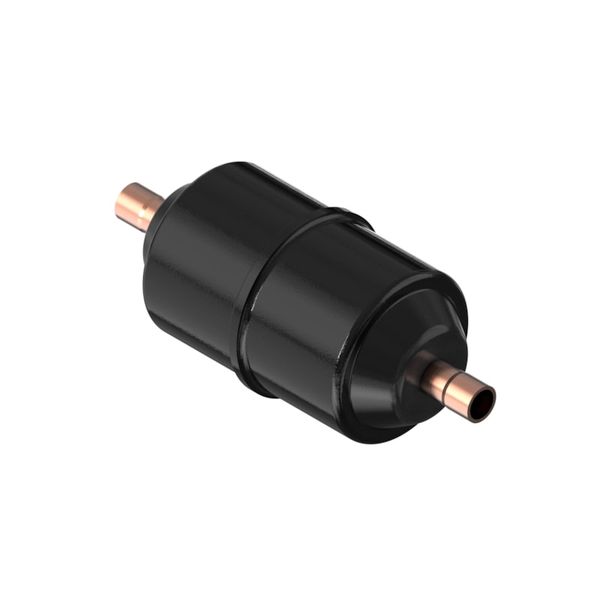 Hermetic filter drier, DCL, 08 cu.in., Copper image 1