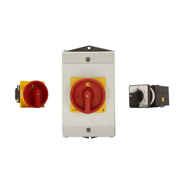 T5B-4-15164/EA/SVB-SW Main switch, T5B, 63 A, flush mounting, 4 contact unit(s), 6 pole, 1 N/O, 1 N/C, STOP function, With black rotary handle and locking ring image 4