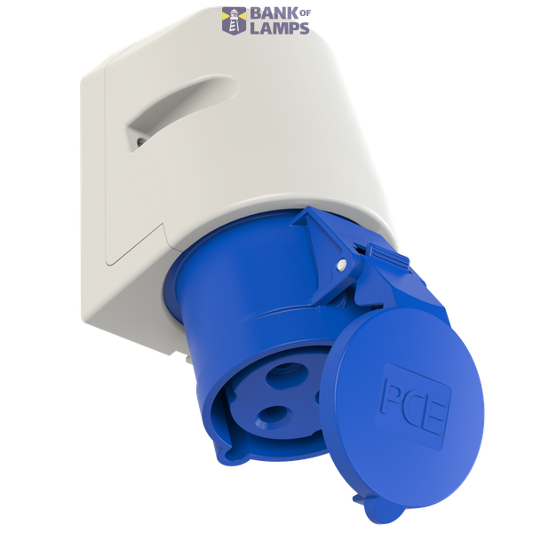 Fixed socket 32A 3P 230V 6h IP44 image 1