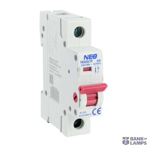 Switch disconnector DL ​​1P 63A FR/63A/1P image 1