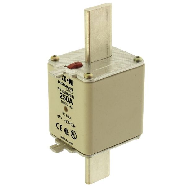 Fuse-link, high speed, 250 A, DC 1000 V, NH2, gPV, UL PV, UL, IEC, dual indicator image 3