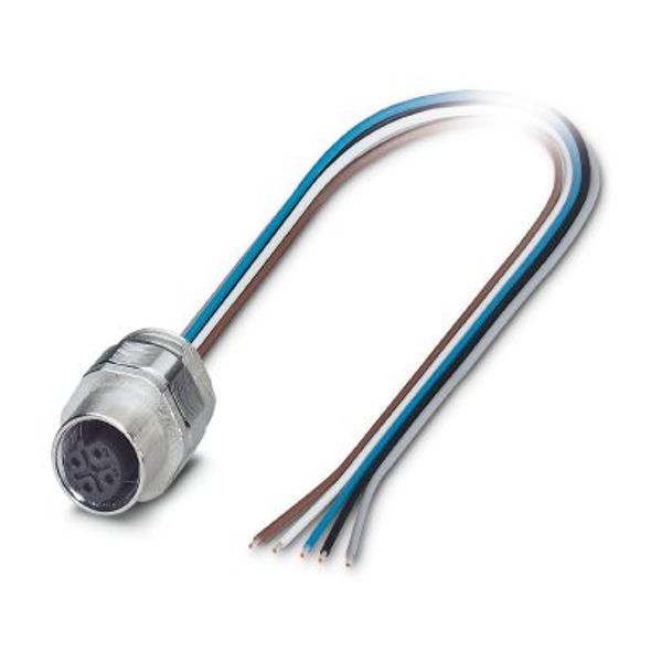SACC-EC-M12FSB-5CON-PG9/0,5 - Device connector front mounting image 2