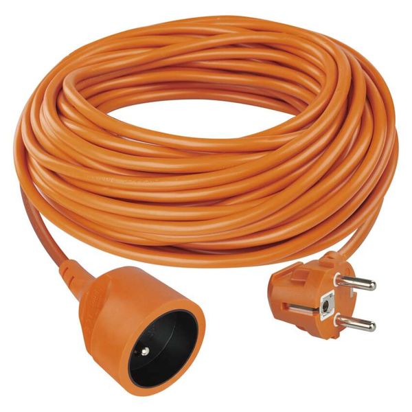 Extension Cord 30 m / 1 socket / orange / PVC / 230 V / 1.5 mm2 image 1