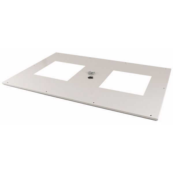 XTSZPTAF-W1350 Top plate for OpenFrame, fan, W=1350mm, grey image 1