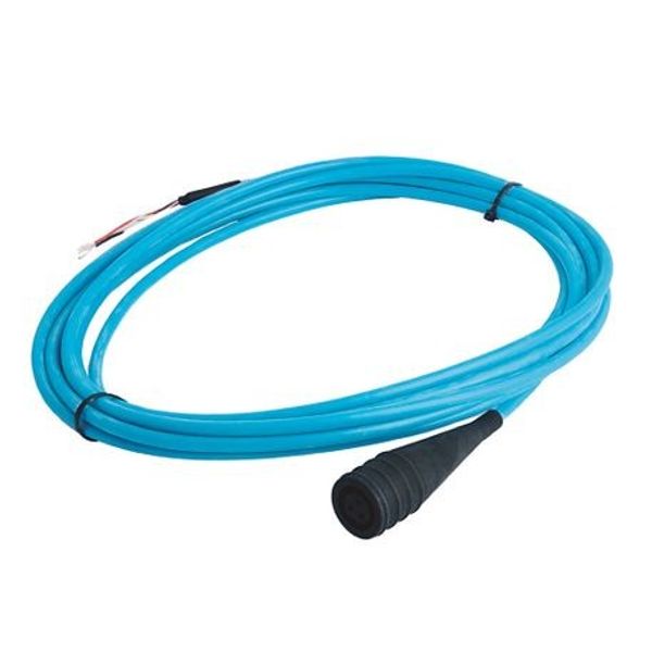 Allen-Bradley 1443-CBL-MS2IBC-16S 16 feet of Silicone twisted shielded pair cable w/ molded 2 pin MILconnector and terminated to blunt cut, shield isolated image 1
