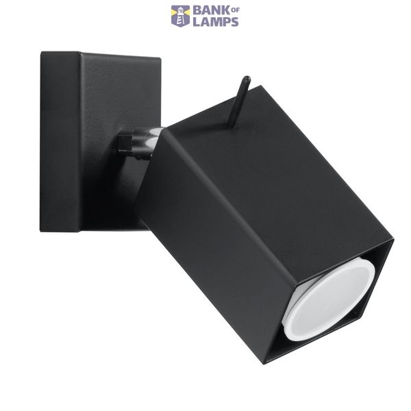 WALL LAMP MERIDA BLACK GU10 1X40W IP20 image 2