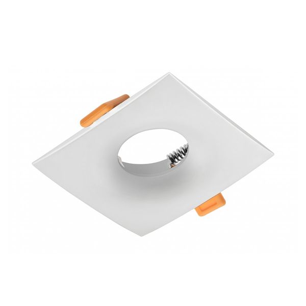 Spot luminaire housing AURORA, IP20, square, white image 1