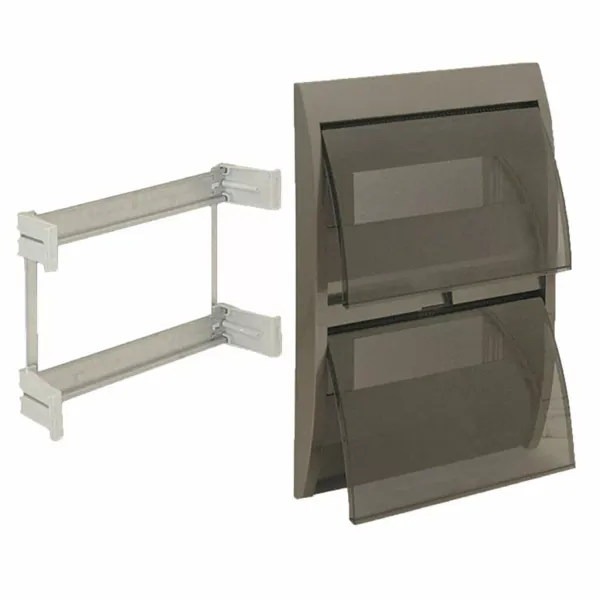 Metallic grey cover with tinted flap for 53S36 box - 36  modules image 1