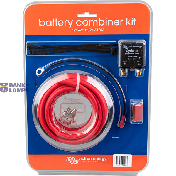 Victron Energy Battery Isolators, Connectors Cyrix-ct 12/24V-120A Battery Combiner Kit Retail image 1