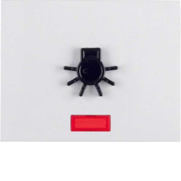 Rocker f. accessible const., tactile symbol f. light, redlens , K.1, p image 1