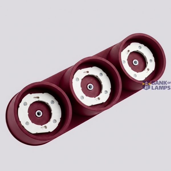 Ceiling lamp MODO 3 burgundy Gx53 image 6