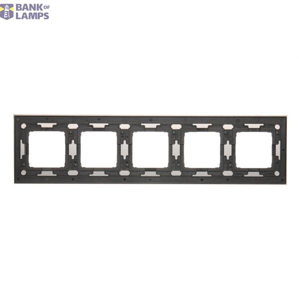 Loudspeaker socket, module, matt aluminum image 1