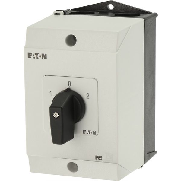 T3-3-8212/I2 Changeoverswitches, T3, 32 A, surface mounting, 3 contact unit(s), Contacts: 6, 60 °, maintained, With 0 (Off) position, 1-0-2, Design number 8212 image 1