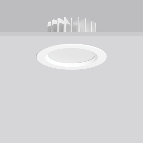 LEDONA ECO round, 10 W, 780 lm, 840, white, Phase-cut Recessed downlig image 1
