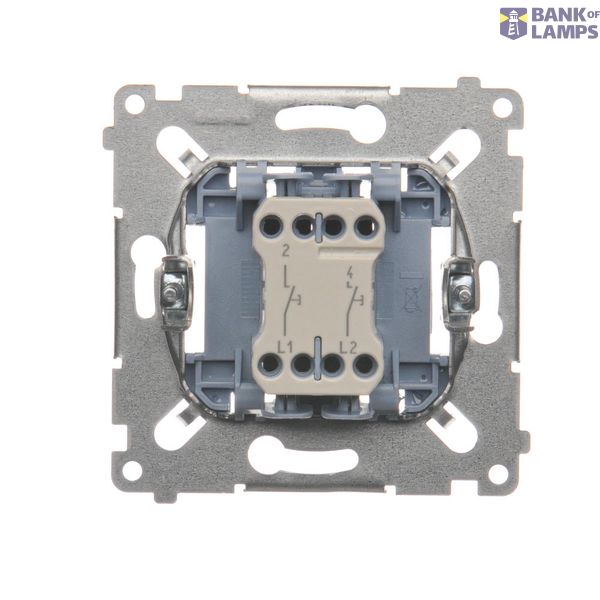 Light LED indicator red light, (module), black matt image 1