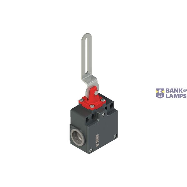 Safety switch with slotted hole lever image 1