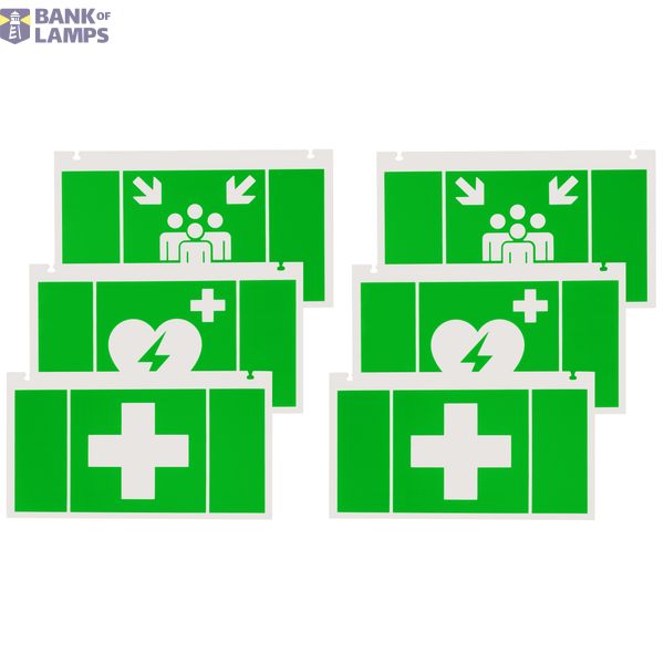 Pictograph set (3x2 pcs.) "first aid"  for NLKSC.. image 2