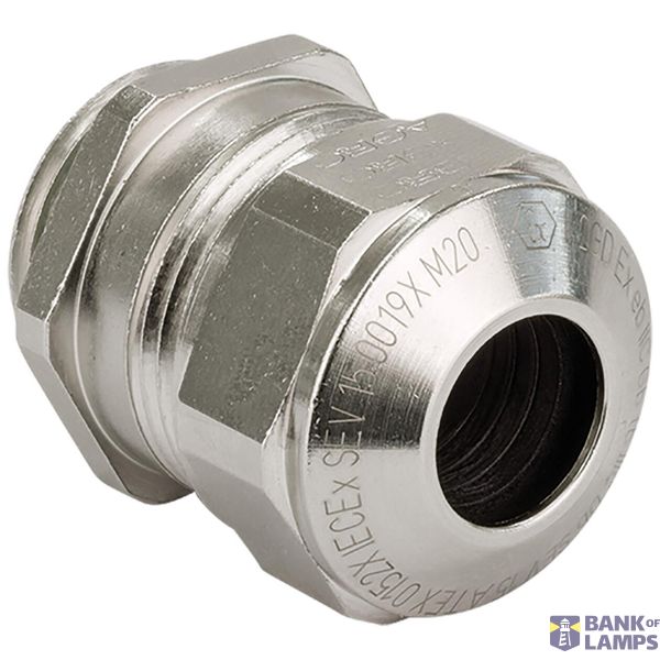 Cable gland Progress EMC brass M20x1.5 Ex e II cable Ø 12.5-14.0 mm image 1