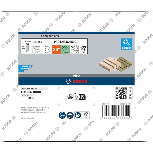 Clipped head strip nail SN34DK 50G 2.8 mm, 50 mm, galvanised, smooth image 3