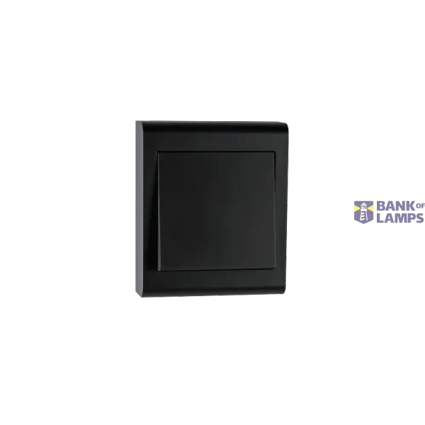 SWITCH SURFACE MOUNTED 1-POLE BLACK 6-PACK image 1
