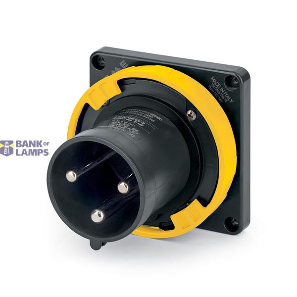 FLUSH MOUNTING APPLIANCE INLET 60A 2P 3W image 1