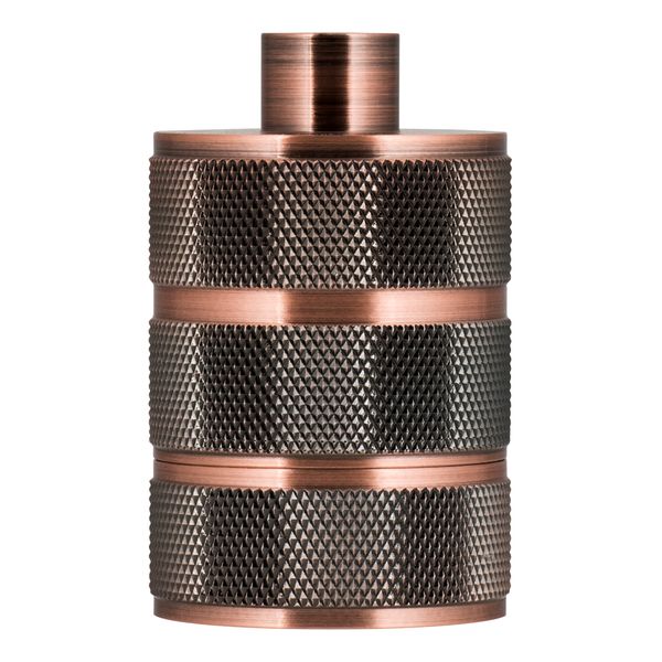 Lampholder Alu Grid E27 Copper Antique image 1