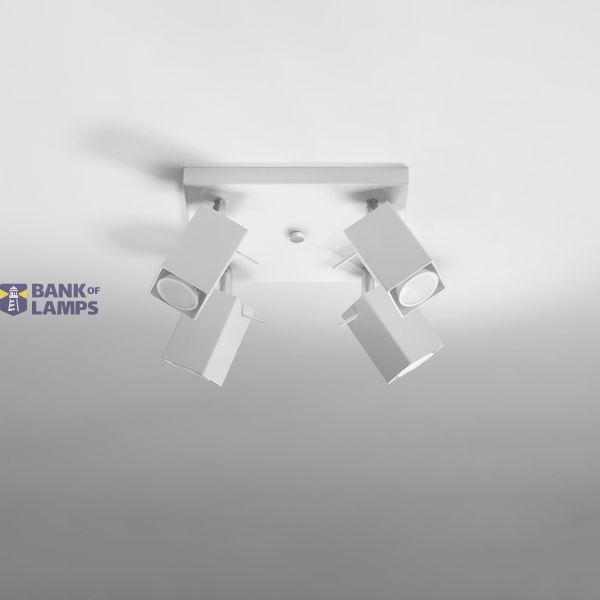 CEILING LAMP MERIDA 4 WHITE GU10 4X40W IP20 image 4