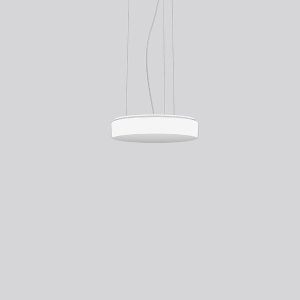 Flat Polymero Kreis, 19 W, 1950 lm, 830, white, DALI Pendant luminaire image 2